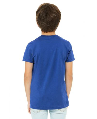 Bella Canvas 3001Y Youth Short Sleeve - True Royal - Image 4