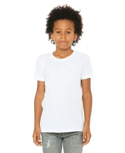 Bella Canvas 3001Y Youth Short Sleeve - White