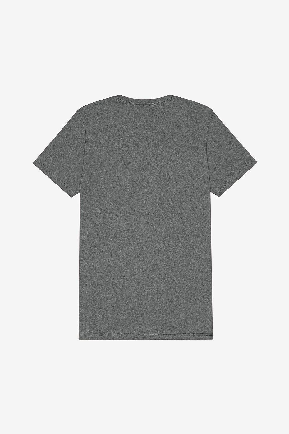 Bella Canvas 3005 CVC V-Neck Short Sleeve - Graphite Heather - Image 2