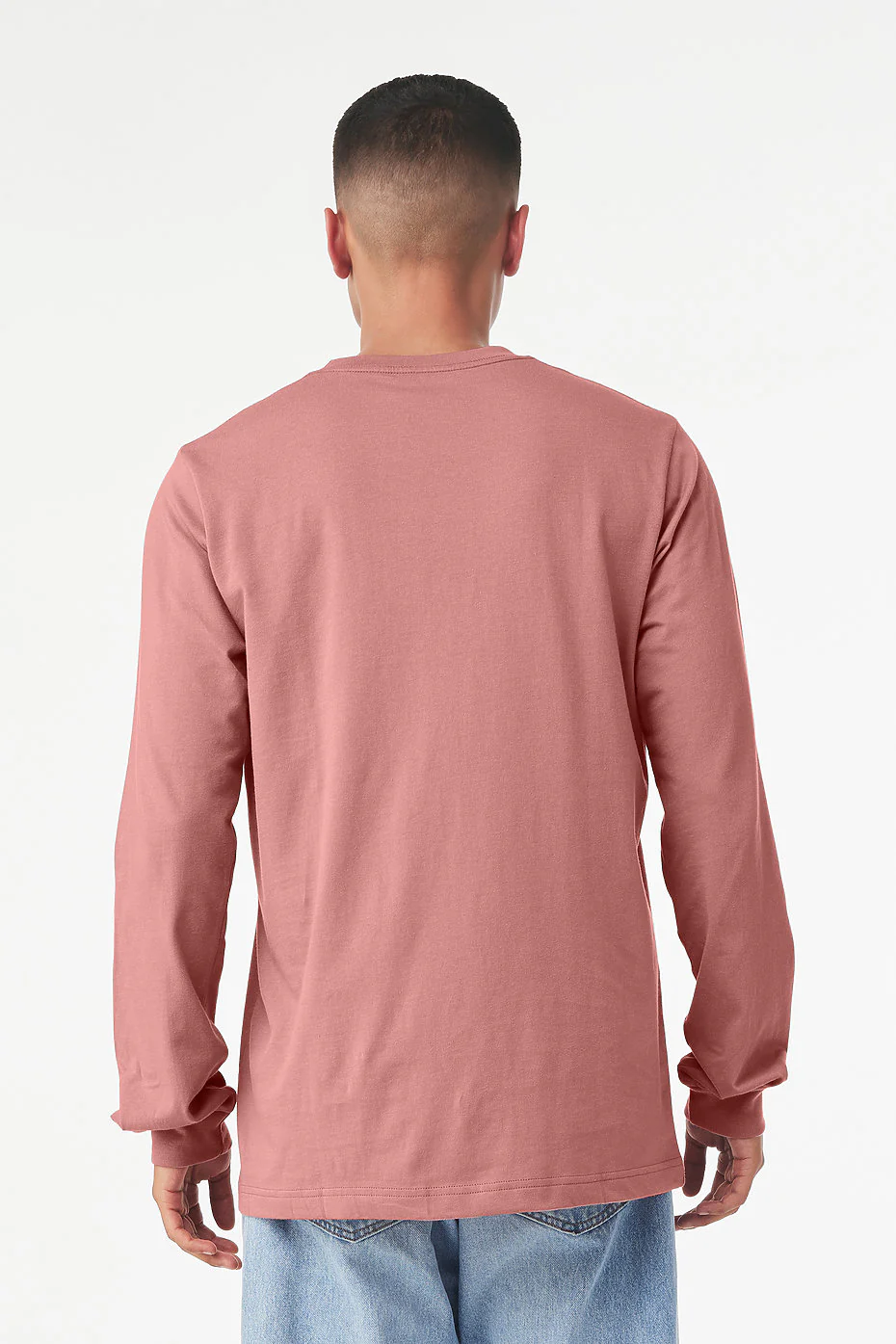 Bella Canvas 3501 Long Sleeve - Mauve - Image 3