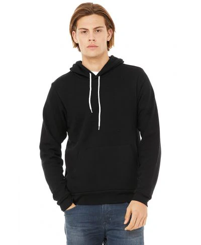 Bella Canvas 3719 Hoodie - Black - Image 2