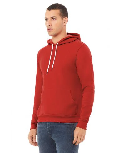 Bella Canvas 3719 Hoodie - Red - Image 2