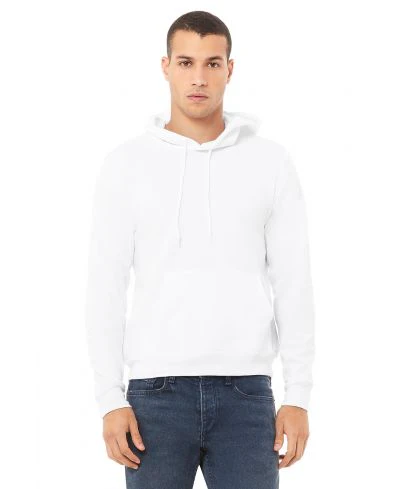 Bella Canvas 3719 Hoodie - White