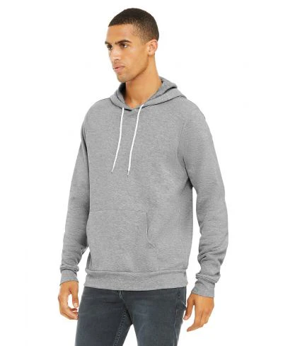Bella Canvas 3719 Hoodie - Athletic HTR - Image 2