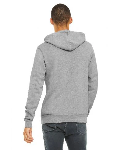 Bella Canvas 3719 Hoodie - Athletic HTR - Image 3