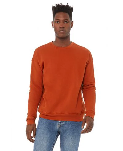 Bella Canvas 3945 Sweatshirt - Brick - Image 2