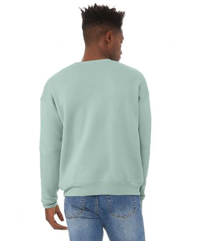 Bella Canvas 3945 Sweatshirt - Dusty Blue - Image 3