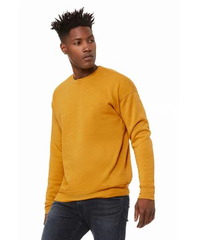Bella Canvas 3945 Sweatshirt - HTR Mustard - Image 2