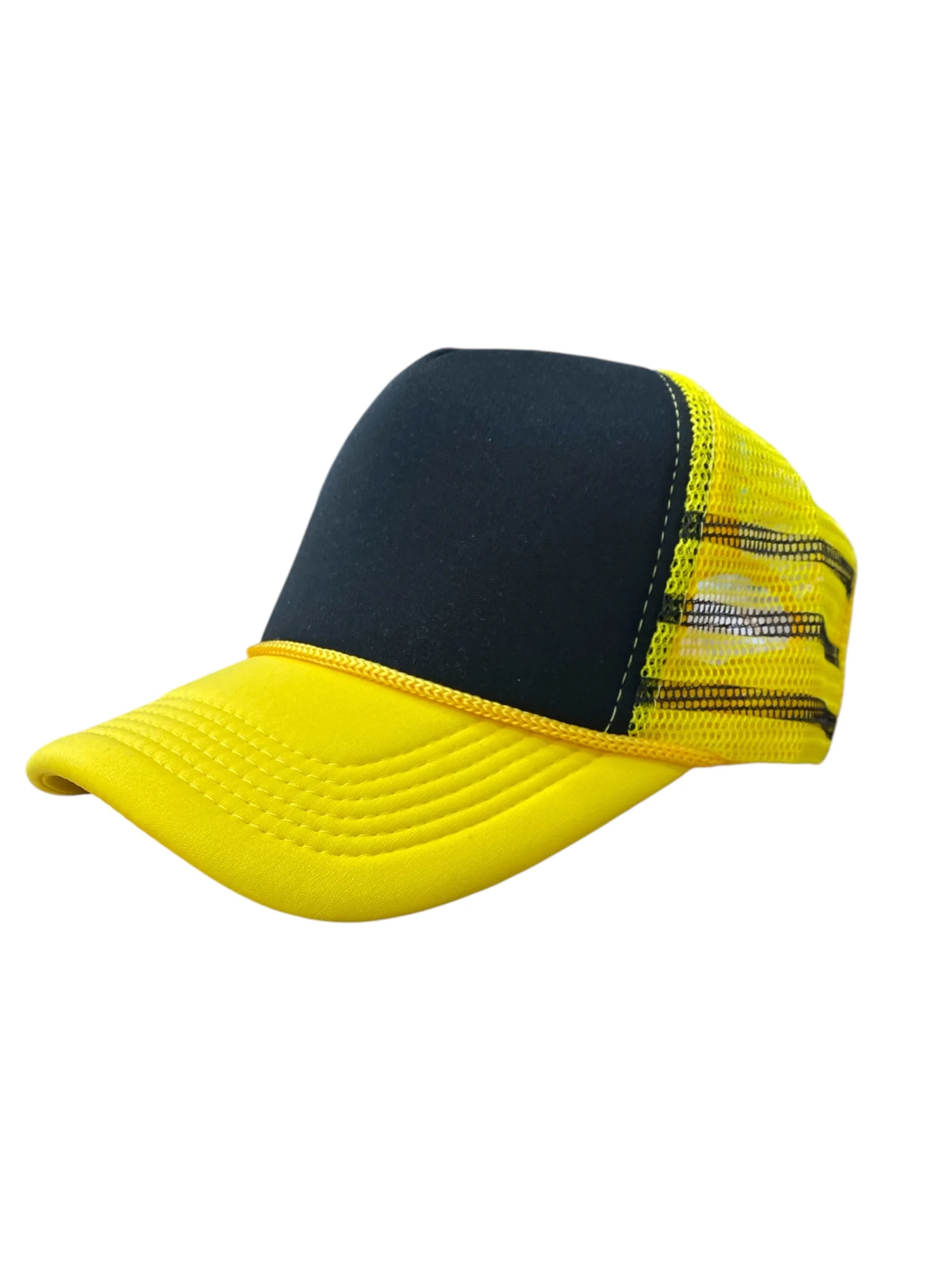 Checker Hat - Black/Yellow