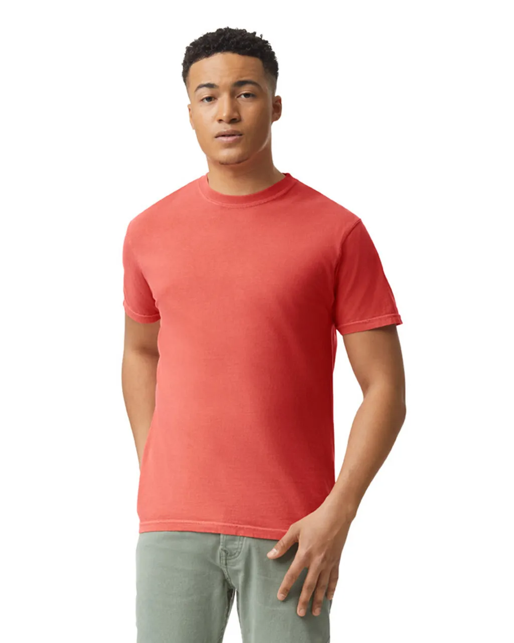 Comfort Colors 1717 Adult Tee - Bright Salmon - Image 3