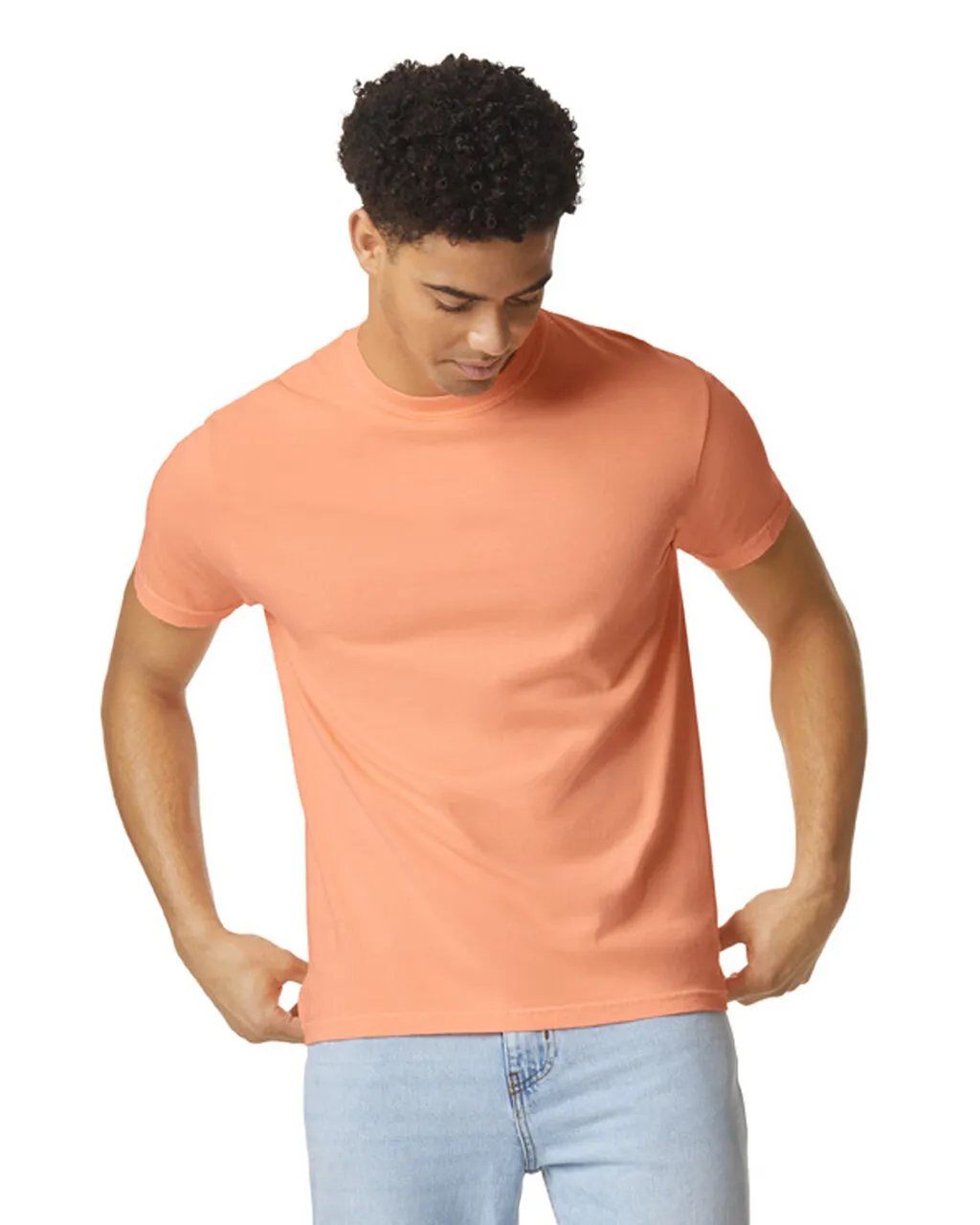 Comfort Colors 1717 Adult Tee - Neon Cantaloupe - Image 3