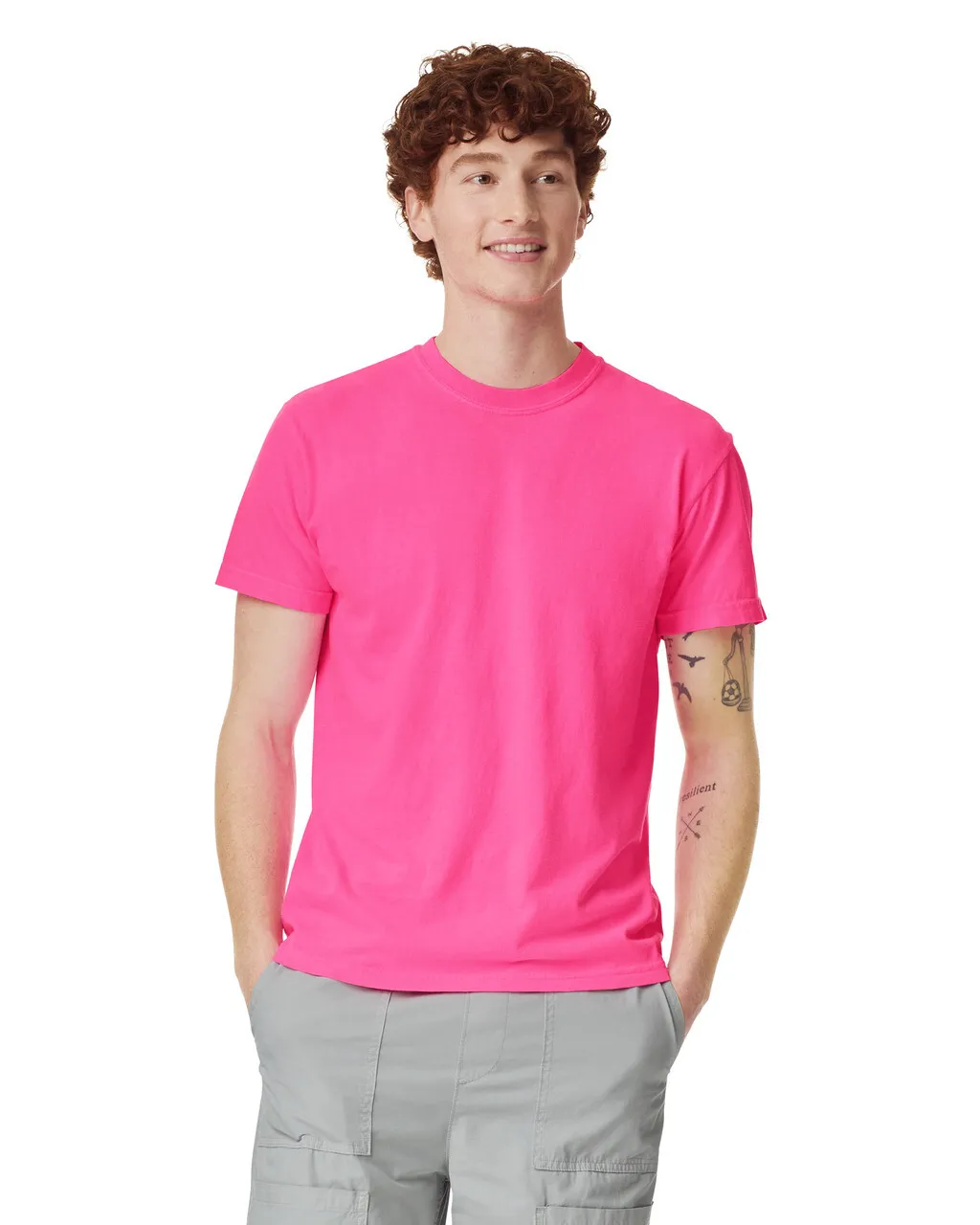 Comfort Colors 1717 Adult Tee - Neon Pink