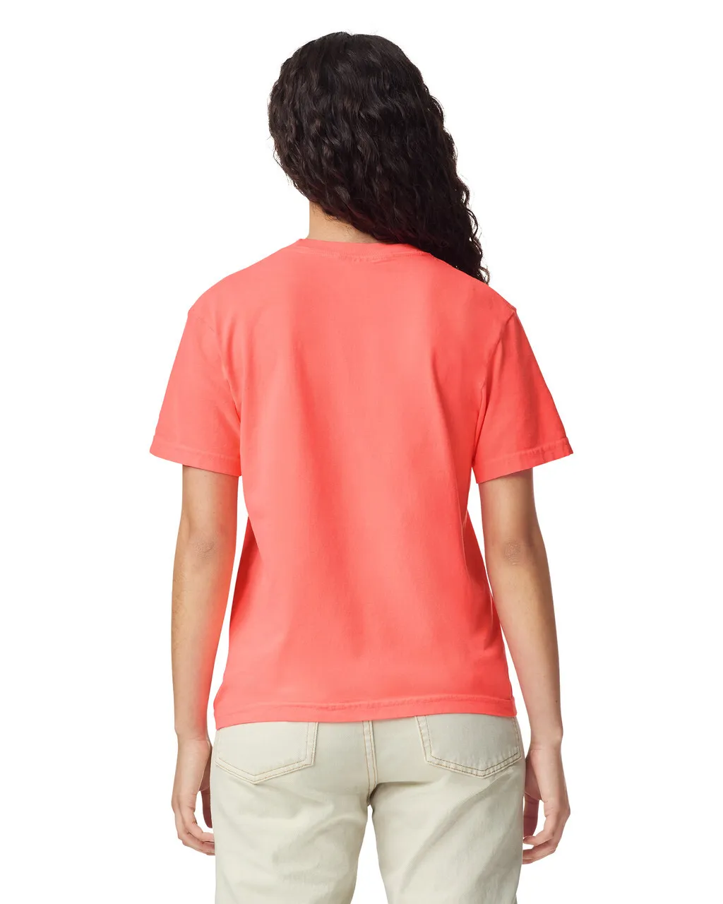 Comfort Colors 1717 Adult Tee - Neon Red Orange - Image 5