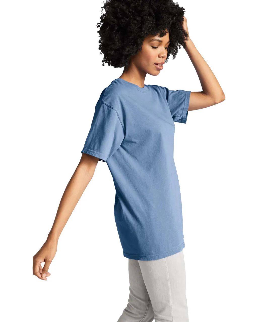 Comfort Colors 1717 Adult Tee - Washed Denim - Image 3