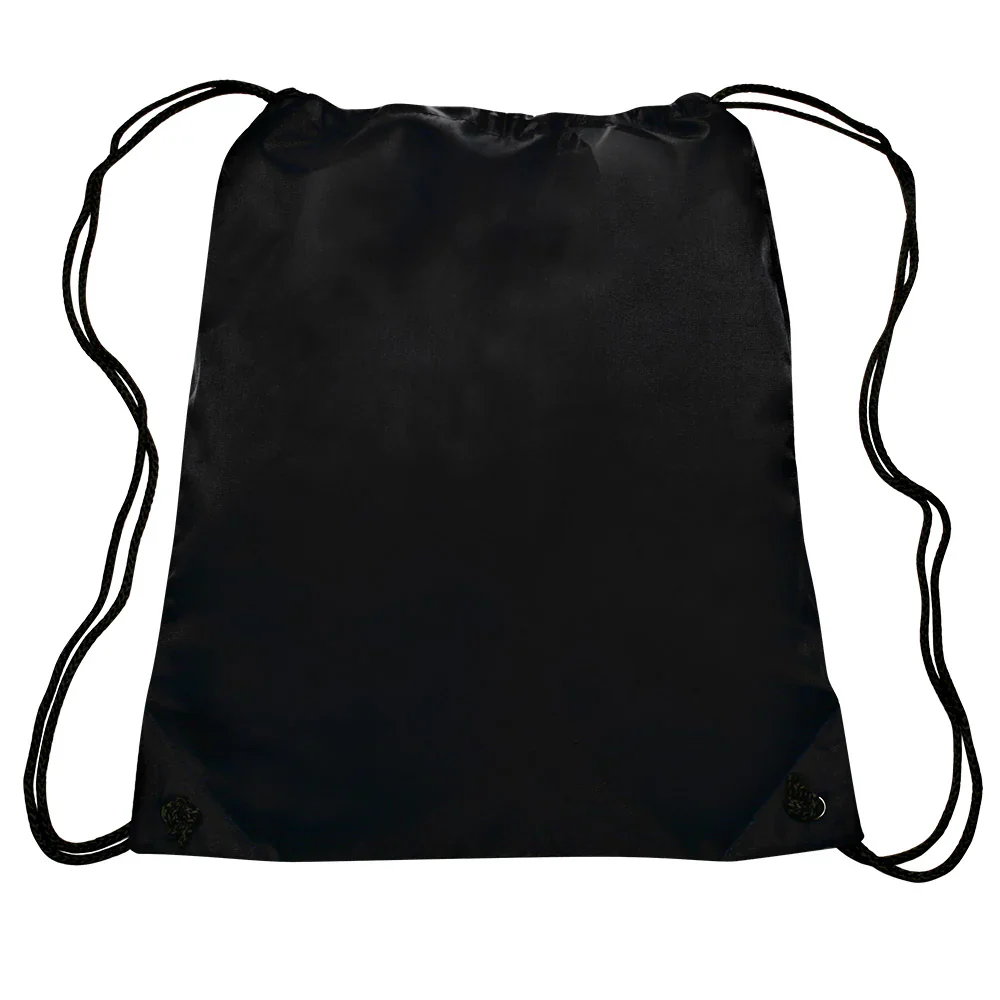 Drawstring Bag - Black - Image 2