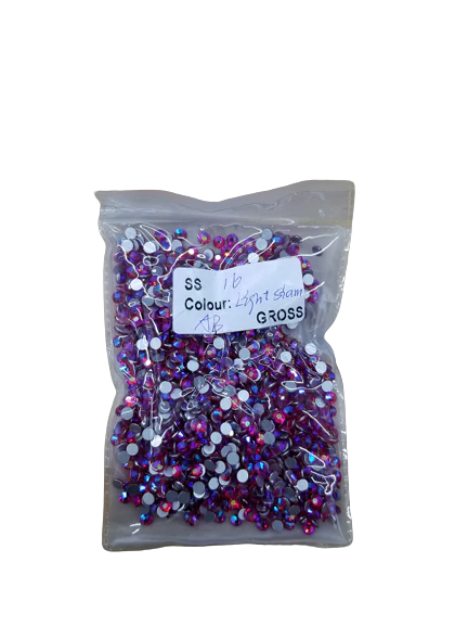 Small Bag Glue On  Rhinestones - Light Siam AB - Image 2