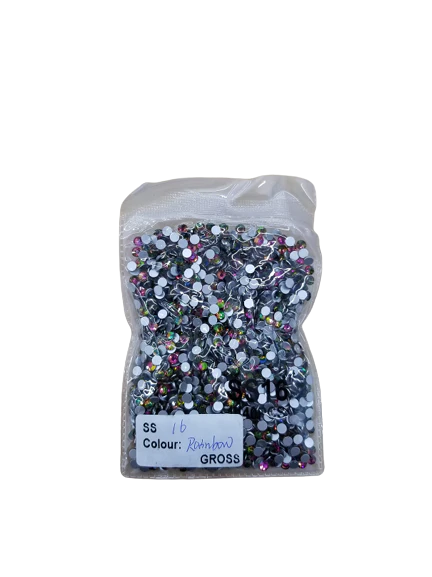 Small Bag Glue On Rhinestones - Rainbow - Image 2