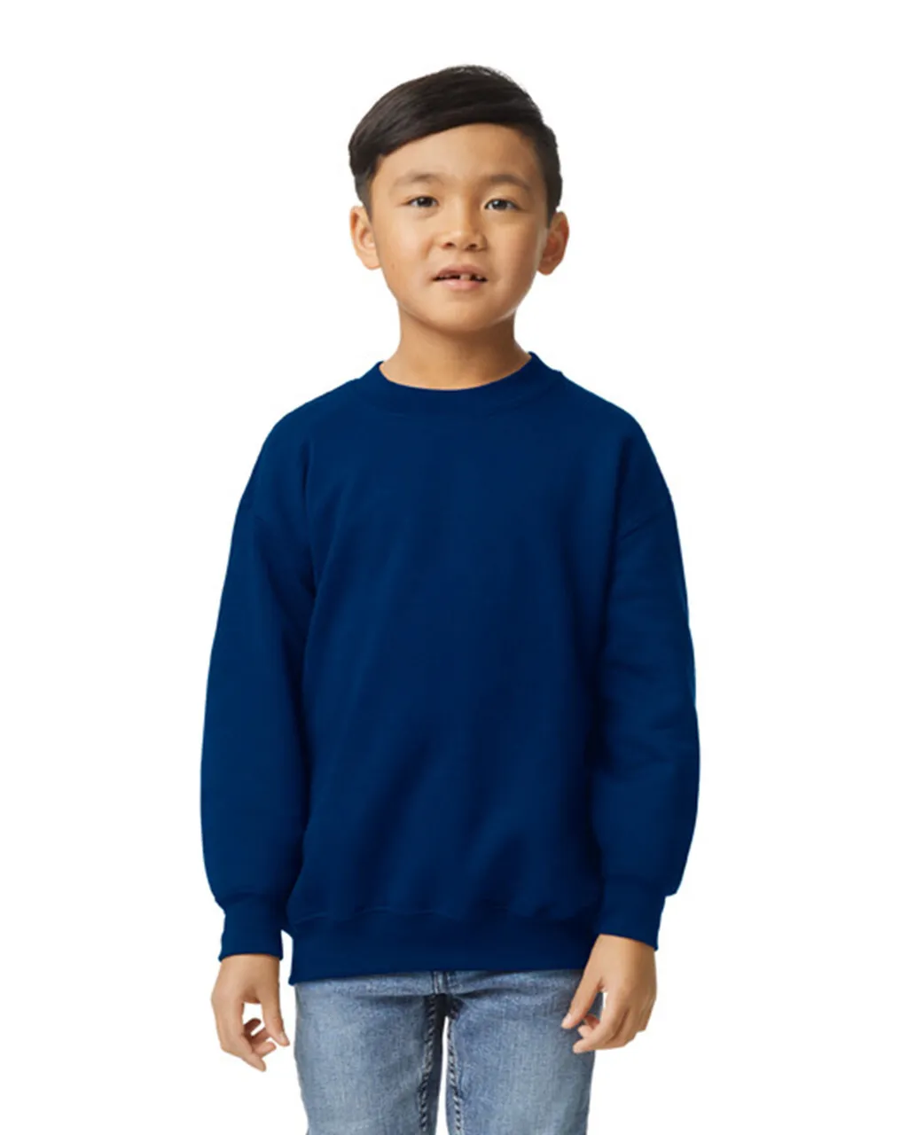 Gildan 18000B Youth Sweatshirt - Navy - Image 2