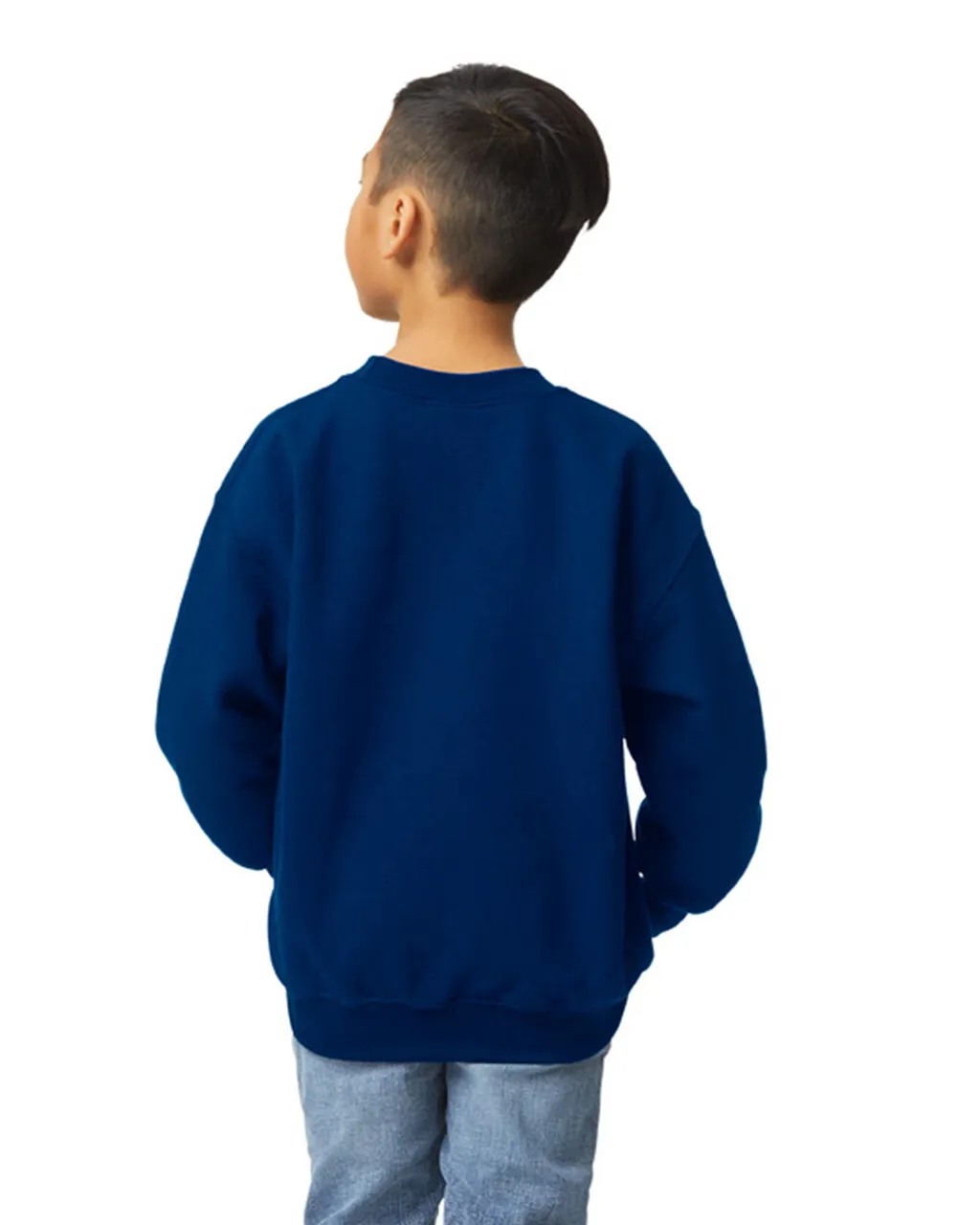 Gildan 18000B Youth Sweatshirt - Navy - Image 3
