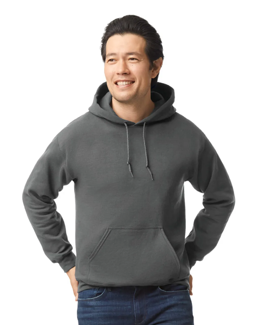 Gildan 18500 Pullover Hoodie - Charcoal - Image 2