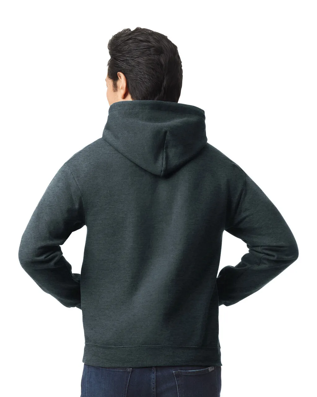 Gildan 18500 Pullover Hoodie - Dark Heather - Image 2