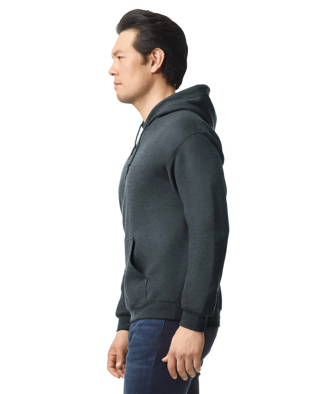 Gildan 18500 Pullover Hoodie - Dark Heather - Image 3