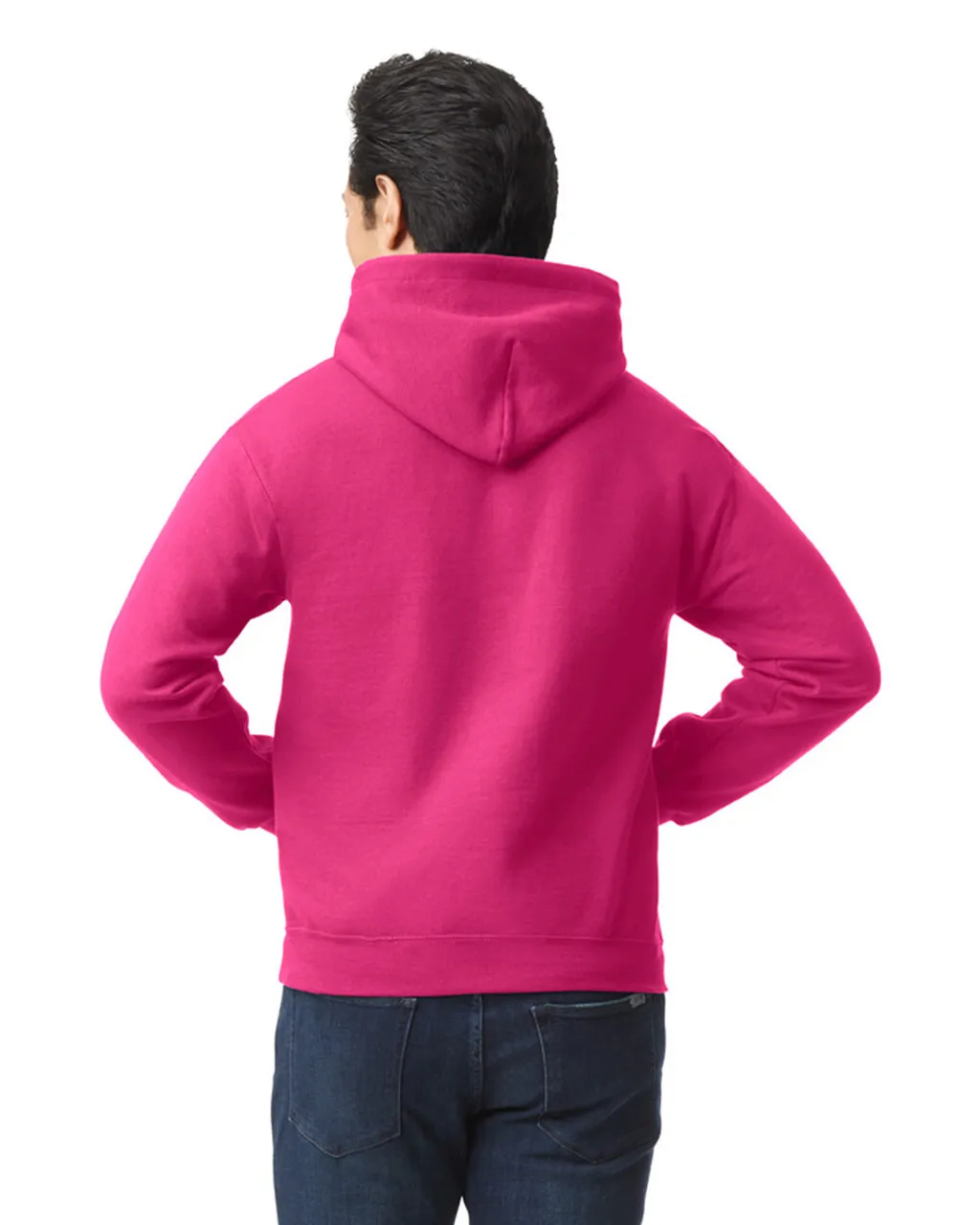 Gildan 18500 Pullover Hoodie - Heliconia - Image 2