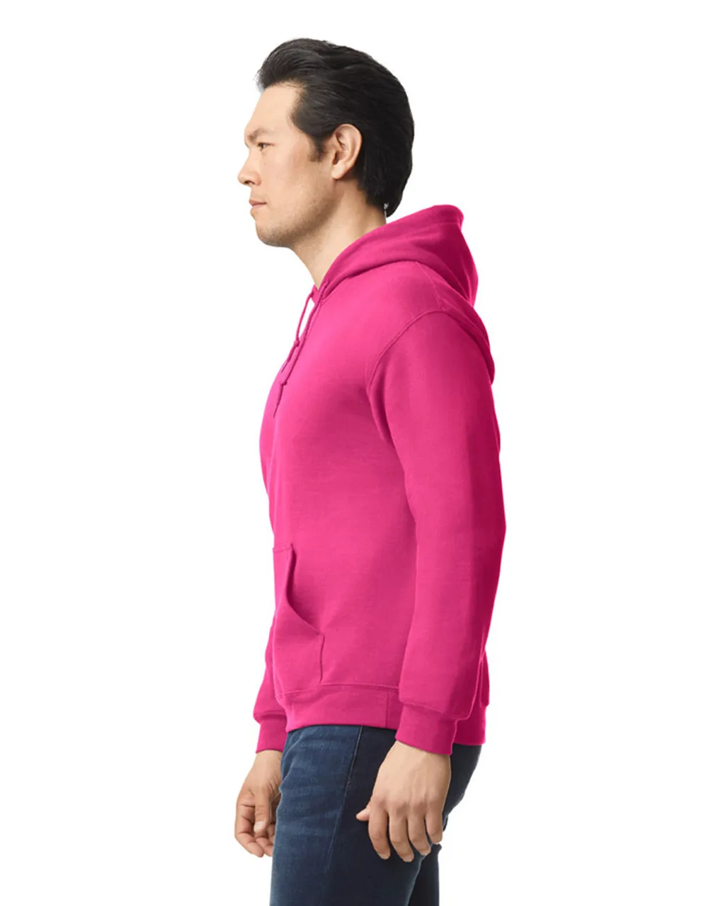 Gildan 18500 Pullover Hoodie - Heliconia - Image 3