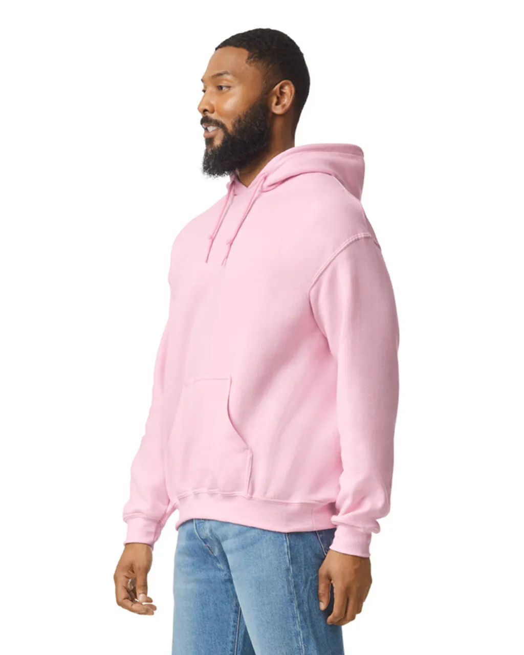 Gildan 18500 Pullover Hoodie - Light Pink - Image 3