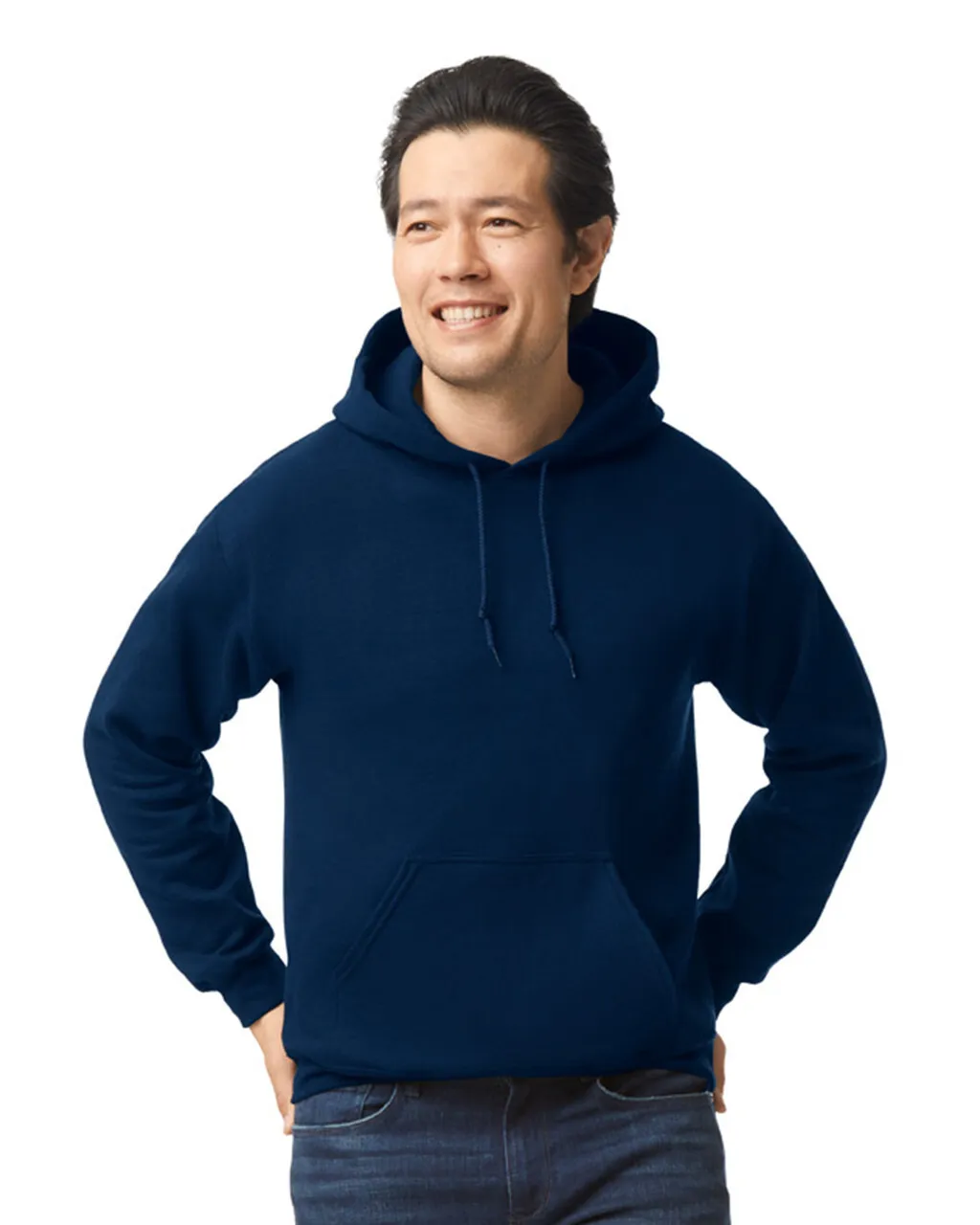 Gildan 18500 Pullover Hoodie - Navy - Image 4