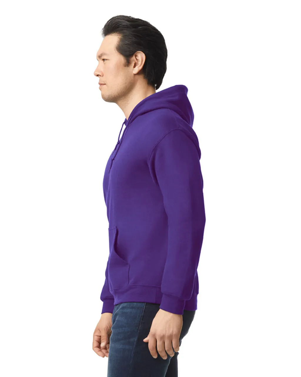 Gildan 18500 Pullover Hoodie - Purple - Image 3