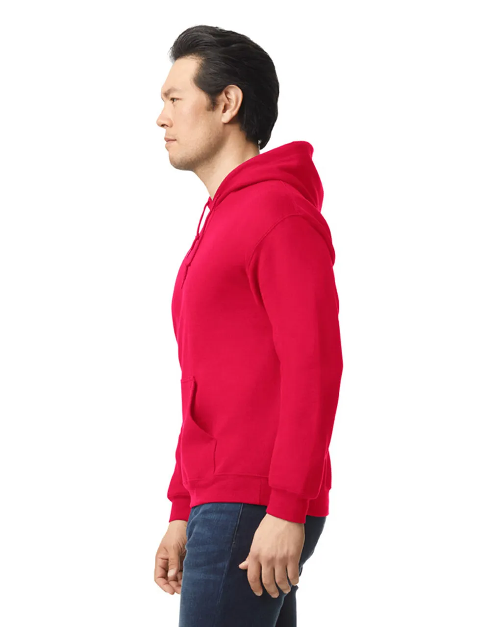 Gildan 18500 Pullover Hoodie - Red - Image 3