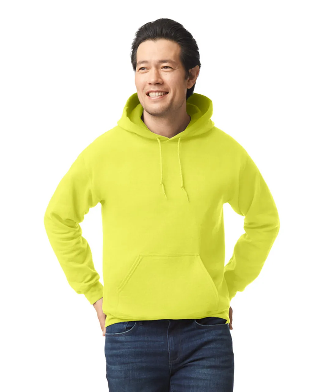 Gildan 18500 Pullover Hoodie - Safety Green