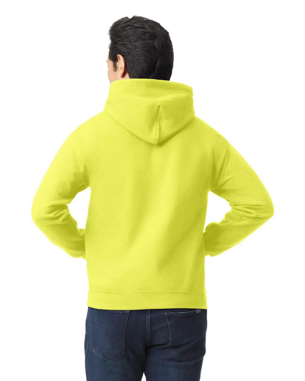 Gildan 18500 Pullover Hoodie - Safety Green - Image 2