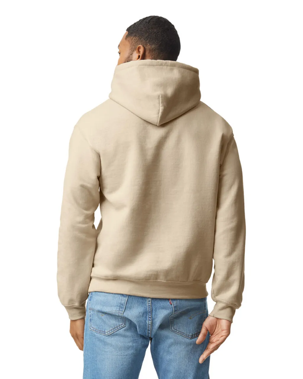 Gildan 18500 Pullover Hoodie - Sand - Image 3