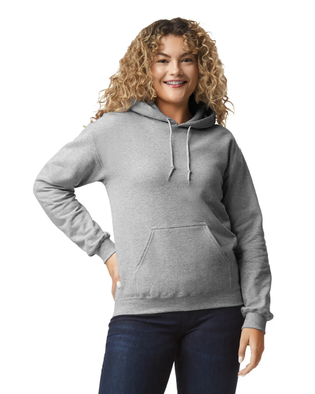 Gildan 18500 Pullover Hoodie - Sport Grey - Image 5