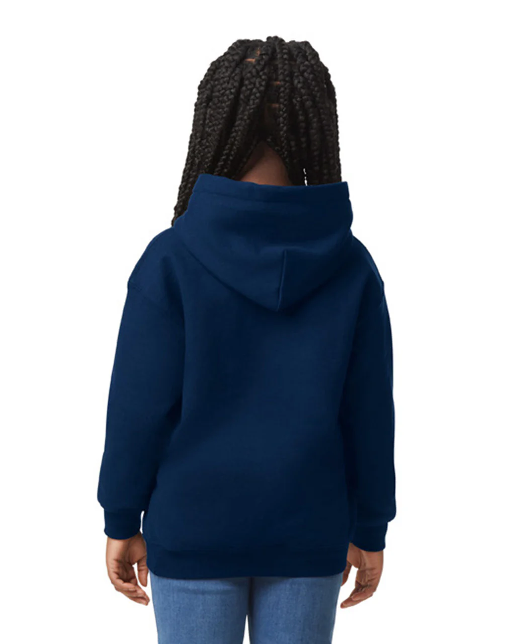 Gildan 18500B Youth Pullover Hoodie - Navy - Image 2