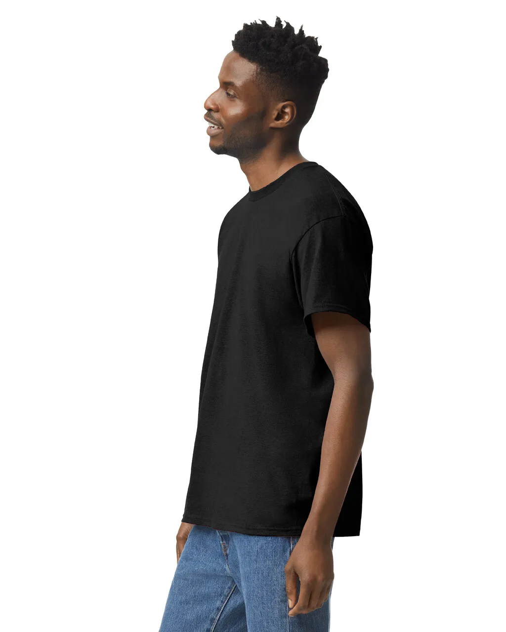Gildan 5000 Adult Heavy Cotton - Black - Image 3