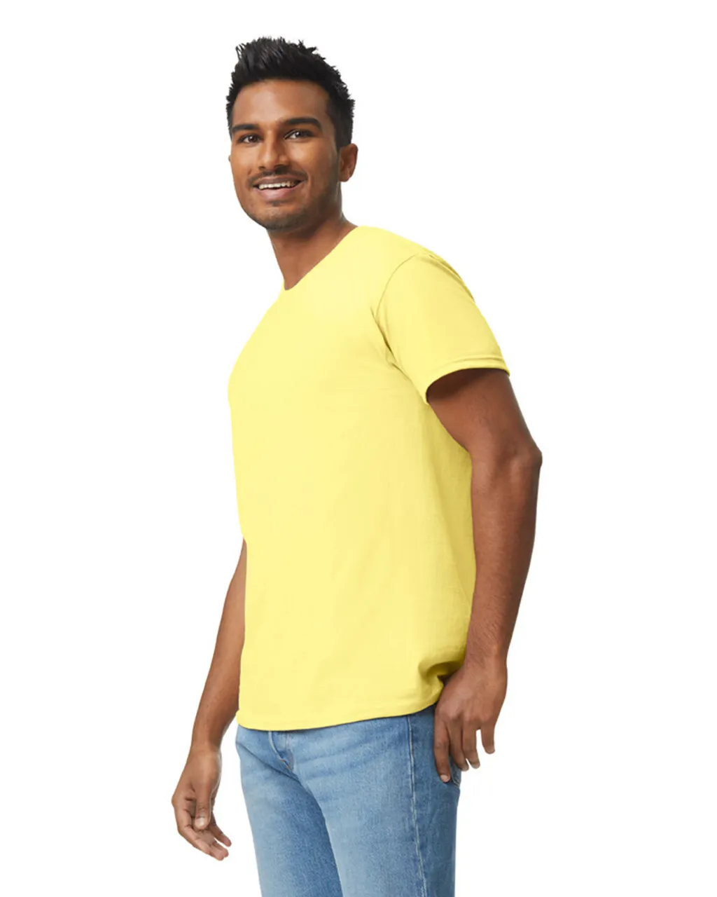 Gildan 5000 Adult Heavy Cotton - Corn silk - Image 3