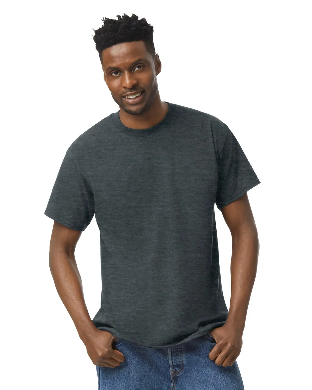 Gildan 5000 Adult Heavy Cotton - Dark Heather
