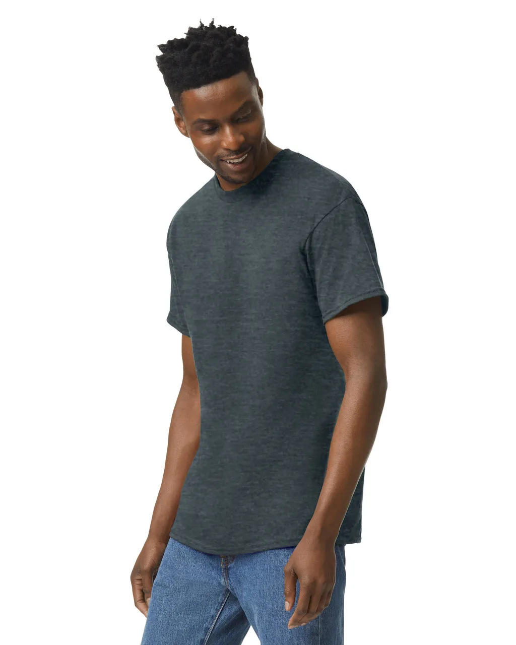 Gildan 5000 Adult Heavy Cotton - Dark Heather - Image 3