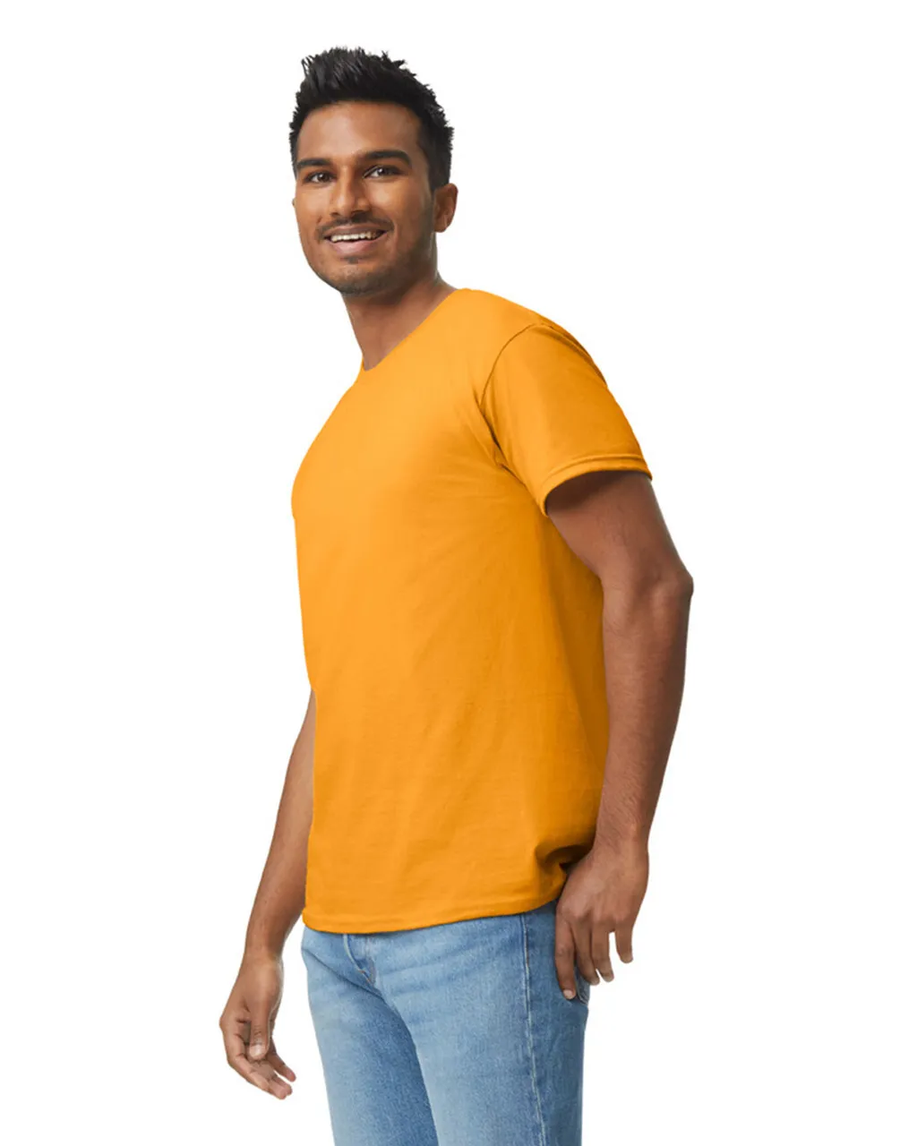 Gildan 5000 Adult Heavy Cotton - Gold - Image 3