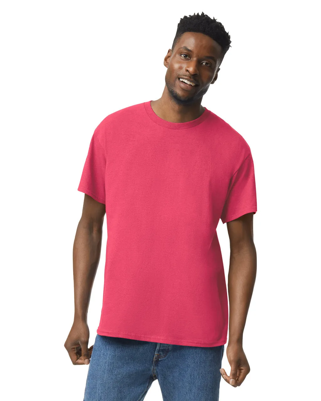 Gildan 5000 Adult Heavy Cotton - Heather Red