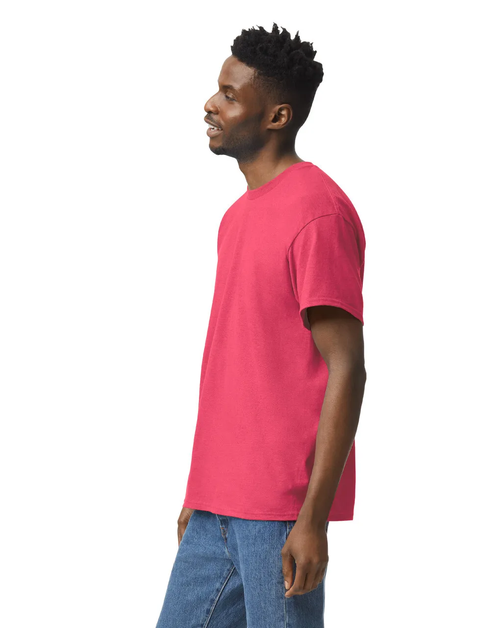 Gildan 5000 Adult Heavy Cotton - Heather Red - Image 3