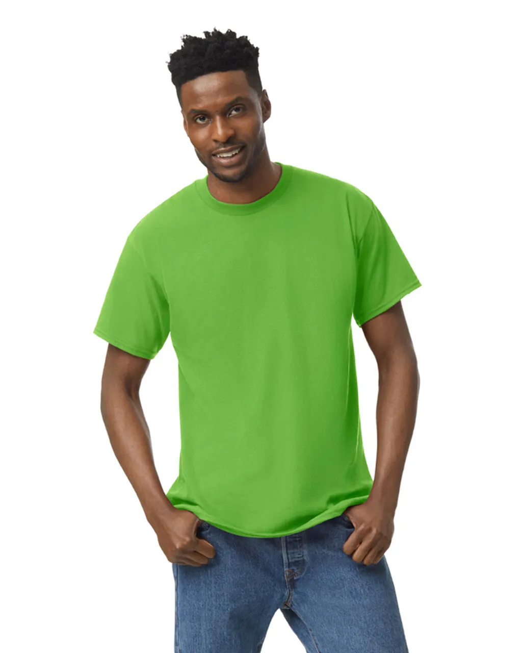 Gildan 5000 Adult Heavy Cotton - Neon Green
