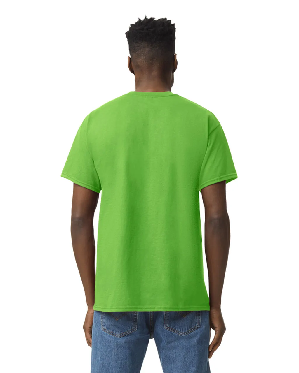 Gildan 5000 Adult Heavy Cotton - Neon Green - Image 2