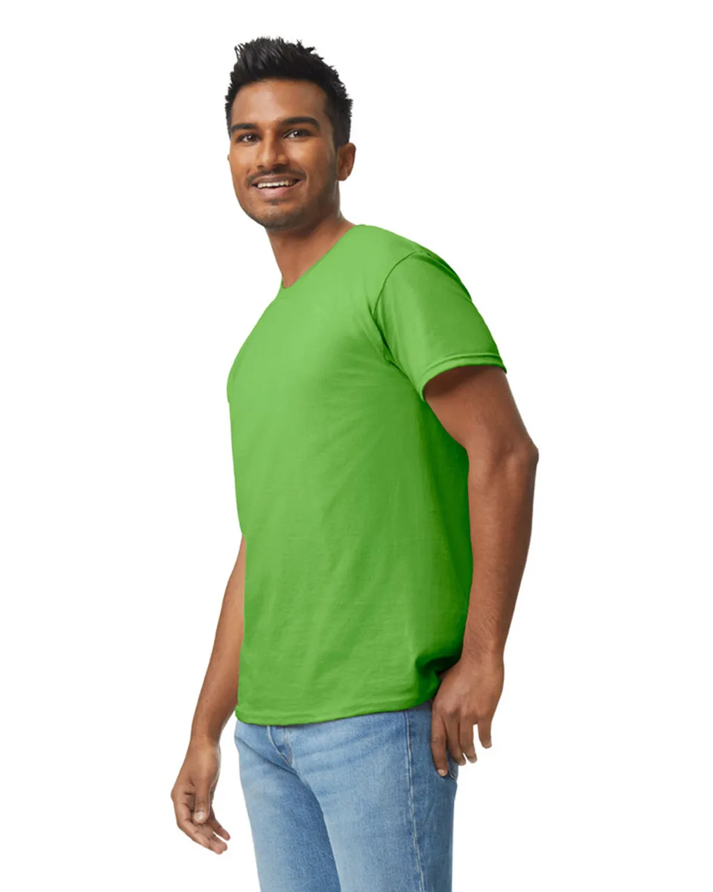 Gildan 5000 Adult Heavy Cotton - Neon Green - Image 3