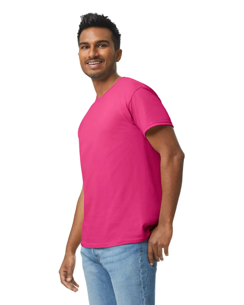 Gildan 5000 Adult Heavy Cotton - Heliconia - Image 3