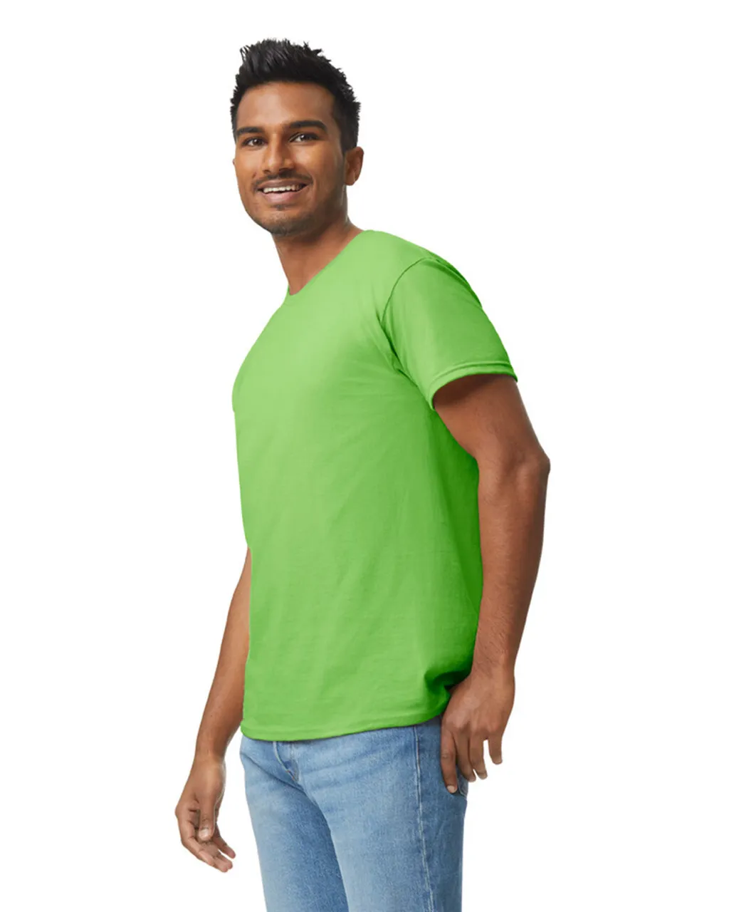 Gildan 5000 Adult Heavy Cotton - Lime - Image 3