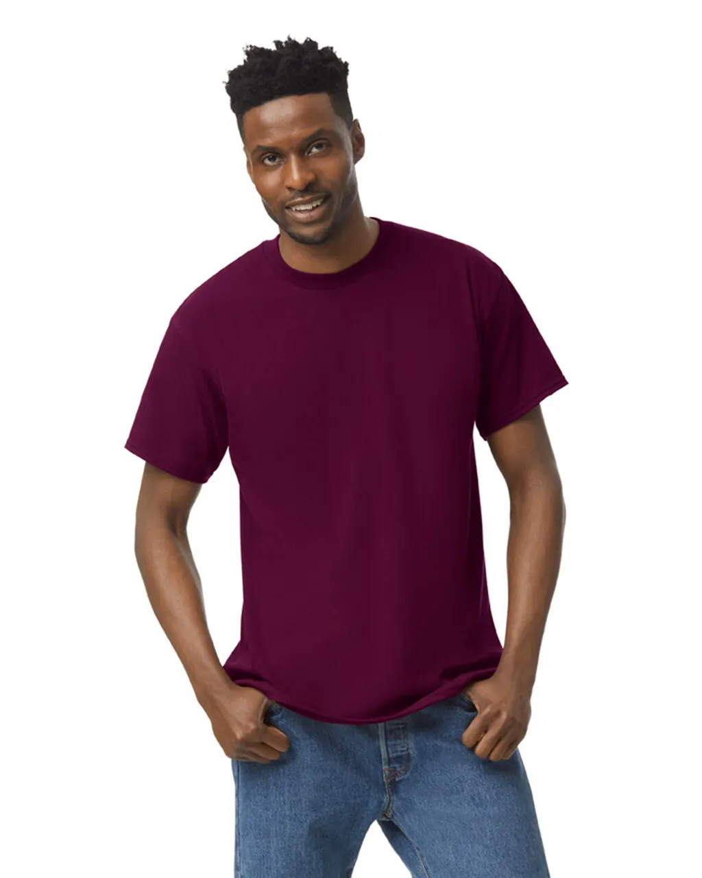Gildan 5000 Adult Heavy Cotton - Maroon